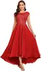 Amazon Vestido de Noche Comercio Exterior Europeo y Americano Nuevo Elegante Delgado Vestido Fiesta Fiesta Banquete Vestido Largo