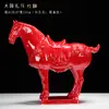 Caballo Tang Sancai Caballo de Cerámica Año del Caballo Adorno Regalo Nacional Artesanía de Caballo Regalo Decoración de Sala de Estar Adorno para el Hogar Seis Caballos