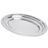Travessa Oval Rasa 35cm Aço Inoxidável - Rojemac Profissional
