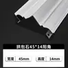 Líneas Decorativas para Acabado de Muros Exteriores de Aleación de Aluminio con Doble Ranura para Prevenir Fisuras y Tiras de División de Ranura