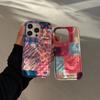 Funda para teléfono iPhone16 personalizada creativa con costuras de estampado de leopardo adecuada Apple 15promax Coreana 14 Avanzada 13 Dura