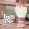 Luz Noturna Criativa Nova Fofa de Animal de Estimação Balão de Ar Quente Lâmpada de Atmosfera para Mesa de Estudante Ornamento Lâmpada de Mesa de Estudo Presente Ornamento Decorativo
