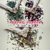 Guofeng super fada gás brilho fino cascalho pedra natural material para nail art bolsa DIY usar armadura joias conta manual material de cânhamo flow