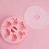 Molde de silicona para suplemento alimenticio para bebés de grado alimenticio, molde de silicona para pastel al vapor con dibujos animados, molde de silicona para pastel con tazón resistente a altas temperaturas