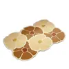Tapete floral de terra de diatomáceas estilo vintage para uso doméstico, adequado para banheiros, absorvente, de secagem rápida e fácil de limpar, ideal para entradas