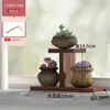 Alféizar de Madera Maciza para Ventana Saliente Soporte para Plantas Suculentas, Estante Pequeño de Flores de Múltiples Niveles para Escritorio de Sala de Estar Interior, Estante para Macetas de Balcón, Estante de Almacenamiento Chunjiang