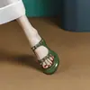 Pantuflas de Exterior con Tacón Grueso y Punta Abierta para Mujer, Mules Versátiles Estilo Hada, Nuevas Sandalias de Moda con Tachuelas y Tacón Alto Verano 2026