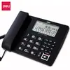 Deli 13550S/799 Telefone Fixo Residencial Luxo Com Fio Discagem Fixa Gravação para Idosos Multifuncional Escritório