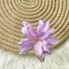 Decoração de Flor de Lírio Artificial, Diâmetro de 12cm, Enfeites de Lírio Perfumado, Decorações de Casamento Semi-Acabadas, Acessórios para Arranjos Decorativos