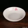 Tigela Redonda de Cerâmica Atacado Prato Chinês para Lanches Prato para Molho de Temperos Pratos de Mesa Impressos para Casa Tigela para Molho Panela para Refogar