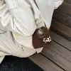 Bolso de Mujer Mini Lindo Lazo Gatito Dibujos Animados Felpa Bolsa Pequeña Estilo Padre-Hijo Niña Cruzado Mochila de Princesa
