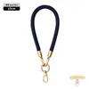 Cordón de alta gama original para teléfono móvil de 8 MM resistente para colgar en el cuello ajustable para exteriores anti-pérdida cuerda trenzada para muñeca dorada