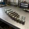 Parafusos, Parafusos para Abraçadeiras de Mangueira de Aço Inoxidável, Parafusos para Abraçadeiras Planas Sexagonais, Produção Personalizada