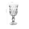 Taça de bar com ponto de contas de diamante taça de vinho taça de vinho espessa taça de vidro transparente taça de champanhe