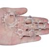 Anillo de Ojo de Oveja Transparente de Silicona para Hombre Bloqueador de Glande Anillo para Esperma Flirteo de Pareja Juguetes para Adultos Juguetes Sexuales