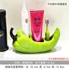 Portacepillos de Dientes de Cerámica al por Mayor, Estante de Almacenamiento de Pasta de Dientes para Baño, Tubo de Almacenamiento para Cepillos de Maquillaje en Encimera de Baño