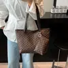 Bolsa Sense de alta qualidade Bolsa feminina de grande capacidade Bolsa tote 2025 Nova chegada Bolsa geral Bolsa grande de moda combinada Bolsa de ombro de nicho