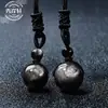 Pingente de Obsidiana Natural Pedra Olho de Tigre Colar de Contas da Sorte Colar de Cristal Colar de Contas Quente de Vendas Transfronteiriças Atacado