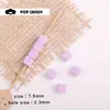 Cadena de Caramelos Cuadrados de Colores para Teléfono Móvil, Joyería, Pulsera, Hecho a Mano, Cuentas DIY, Bolsa de Cuentas Sueltas, Collar Colgante, Accesorios de Joyería para el Cabello