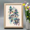 Enfeites de Porta-Retrato Engraçados Abstratos para Presentes de Aniversário de Amigos e Pais Enfeites Decorativos Dia dos Namorados Chinês Pingente de Decoração de Quarto Presente