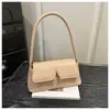 2026 Color Sólido de Moda para Mujer Verano Exquisito y Hermoso Nuevo Estilo de Moda Texturizado Elegante Bolso de Mano Moda Cruzado Pequeño Cuadrado