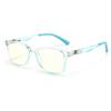 Lentes para niños con patillas flexibles de 360 grados, anti luz azul, TR90, transparentes, anti luz azul, planos YKF8501