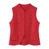 Venta Caliente Transfronteriza de Aliexpress Nueva Moda Femenina Primavera 2026 Color Sólido Sin Mangas Cuello Redondo Chaleco de Punto