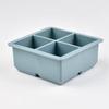 Venta Caliente Creativo Molde de Hielo Cuadrado de 4 Compartimentos Caja Doméstica para Hacer Hielo Sin Tapa Fácil de Desmoldar Molde para Hacer Hielo Artefacto de Congelación Rápida