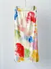Falda Plisada Miyake, Estampado Artístico Color-Blocking Estilo Miyake, Artículos Físicos Disponibles para Suministro, Falda de Artículos Japoneses, Coreanos y Europeos