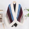 Chal de piel para novia transfronterizo europeo y americano para mujer 2026 Otoño e Invierno Nuevo Vintage Étnico Bufanda Chal de Piel Sintética de Zorro