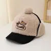 Sombrero de Protección para Orejas Estilo Coreano para Niños Otoño e Invierno Gorra de Pato Cálida a Prueba de Viento Felpa Bebé Ciclismo Niño Sombrero Lei Feng