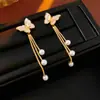 Pendientes de Plata Bañada en Oro Real con Cierre de Plata, Pendientes de Lujo Ligero y de Alta Gama, Pendientes Versátiles Retro Franceses para Mujer
