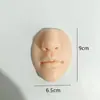Modelo Simulado de Características Faciais Humanas para Ensino de Prática de Piercing Mão de Prática Molde de Silicone Orelha Nariz Boca Molde para Piercing