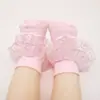 Meias de Renda para Bebê 0-3 Anos Venda Quente Transfronteiriça Meias de Renda de Camada Dupla para Meninas Bebês Meias Infantis Atacado