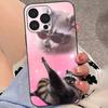 Para iPhone15 comercio exterior nuevo funda de teléfono linda de mapache