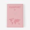 2024 funda lisa nueva para pasaporte de viaje PU avión funda protectora para pasaporte tarjetero de cuero lote de fabricantes