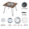 Mesas Periféricas Personalizadas para Hogar para Preparar Té y Barbacoa Alrededor de la Estufa, Estufas para Preparar Té y Barbacoa, Juego Completo de Mesas de Té con Fuego de Carbón Alrededor de la Estufa