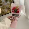 Dia das Mães Dia dos Namorados Flor de Sabão Buquê de 3 Rosas Buquê de Sabão Cravo com Caixa de Presente Presente