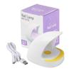 Lâmpada de fototerapia nova transfronteiriça 6W Mini LED pequena portátil lâmpada de cura USB interface lâmpada casca de ovo para um dedo