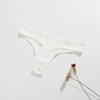Novo fio dental mulheres algodão sexy respirável cintura baixa senhoras cueca cor sólida rosqueado T-Pants Factory Direct Supply