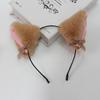 Yu Shuxin con diadema de peluche de zorro diadema de oreja de gato para mujer otoño e invierno Tarjeta para el pelo de celebridad de internet Joyería 2022 Nuevo