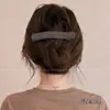 Pinza para el cabello curva, plana y cómoda para mujer, con un diseño sofisticado, nuevo estilo 2026, adecuada para la parte posterior de la cabeza, pinza de pico de pato