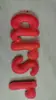 Letras de Fieltro para Preescolar y Jardín de Infancia, Letras de Fieltro Rellenas de Algodón, Decoraciones Festivas Transfronterizas, Letras Tridimensionales de Fieltro Rellenas de Algodón
