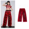 Roupas de Jazz para Meninas Roupas de Treino Tops e Calças Personalizados Conjuntos de Hip-Hop Roupas de Performance de Jazz para Meninas e Crianças