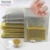 Mini Bolas de Aço Redondas Completas Ultra Finas de 0,4 mm, Pacote de Quilograma, Metal Não Desbota Mini DIY Caviar Pequeno Redondo Lote Misto Decorações para Unhas