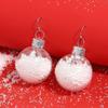 Europeu e Americano Comércio Exterior Jóias de Natal atacado Natal exagerado grande floco de neve brincos clássico colorido sino boneco de neve brincos