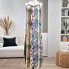 Vestido Floral Vacaciones Junto al Mar para Mujer Nuevo Estilo Francés Retro Bohemio Estilo Étnico Hermoso Vestido Midi