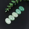 Anillo Ovalado de Piedra Natural Temu Amazon Superficie 18*25 Anillo de Cuentas de Cristal Incrustado con Piedras Semipreciosas DIY