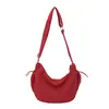 Versión Coreana 2026 Unisex Ultraligera Casual Gran Capacidad Impermeable Nylon Bolsa de Albóndiga Bolso de Hombro Cruzado para Mujer