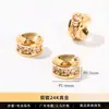 Retenção de Cor Elevada Cobre Banhado com Ouro Real 24K Zircônia Microincrustada Acessórios de Cobre Contas Espaçadoras Acessórios para Joias DIY Espaçadores de Contas para Pulseira